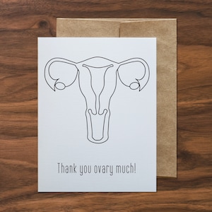 Muchas gracias Ovario Tarjetas de felicitación