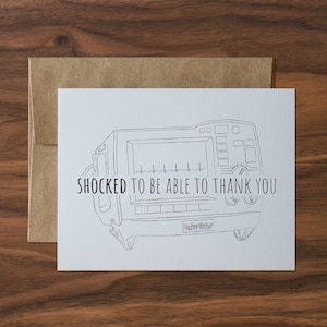 Shocked To Be Able To Thank You Greeting Card