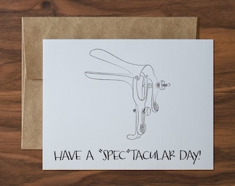 Tarjeta de felicitación "Que tengas un día espectacular" - OB/GYN, OB, GYN, Obstetra, Ginecólogo, Obstetricia, Ginecología