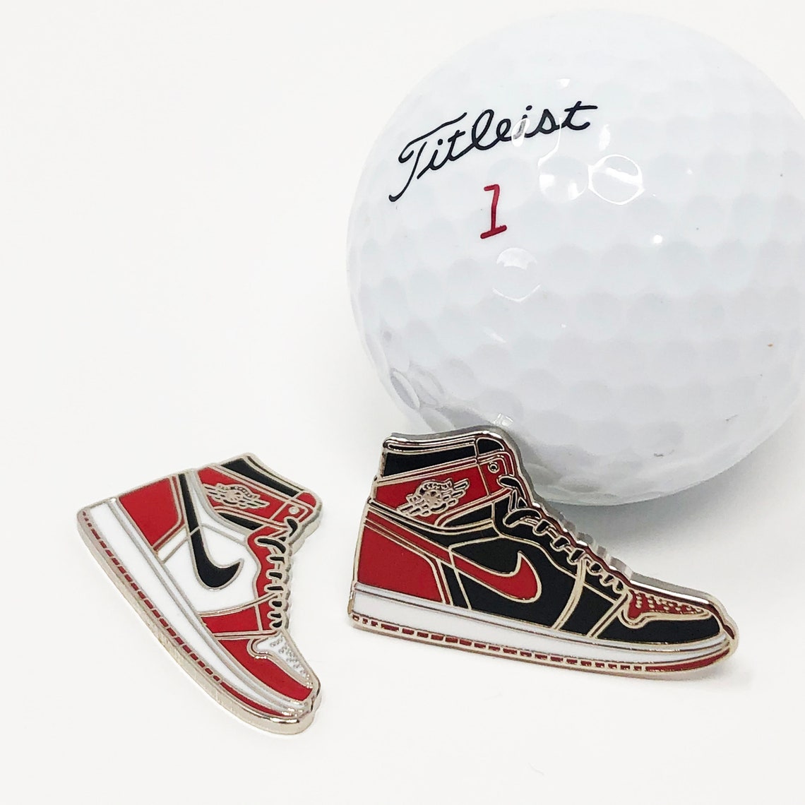 Air Jordan I Sneaker Golf Ball Marker Set Golf Gifts for Men Etsy