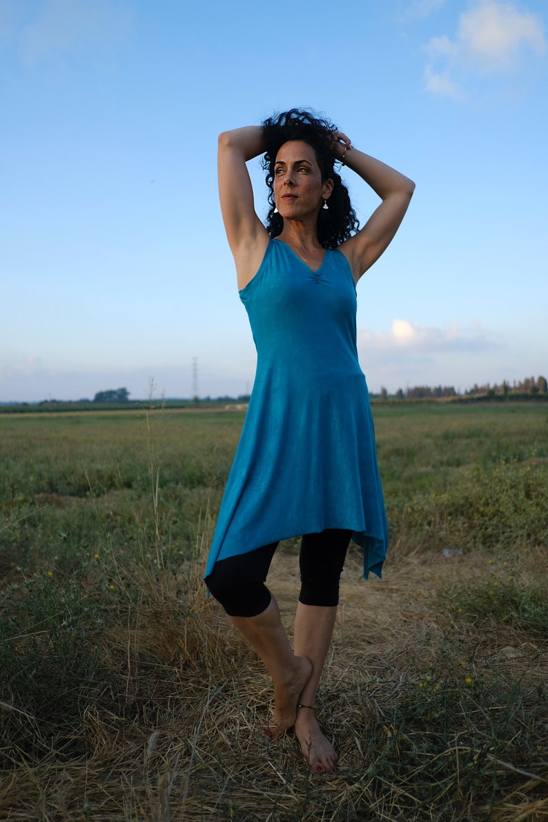 Turquoise Tunic Dress image 2