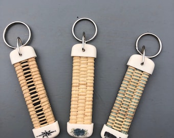 Nantucket Basket Style Keychain