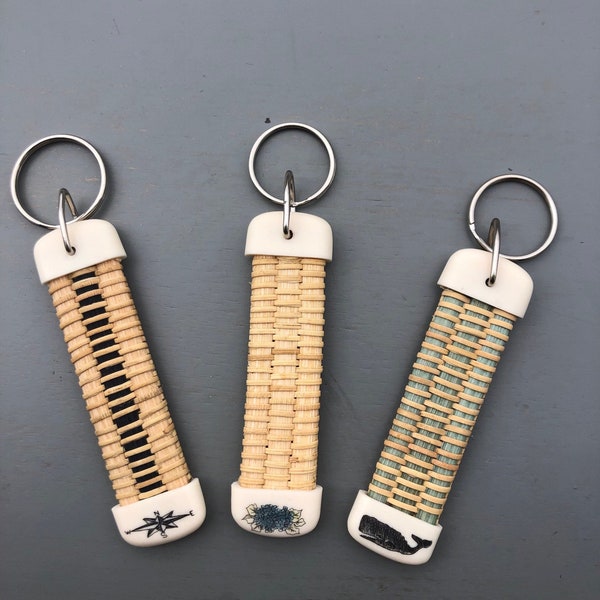 Nantucket Basket Style Keychain