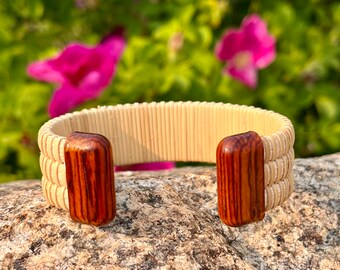 3/4” Cuff with Rosewood End Caps -  Free Shipping