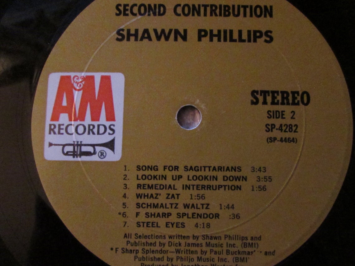 Shawn Phillips Scarce 1970 LP Vinyl Album One Owner Etsy