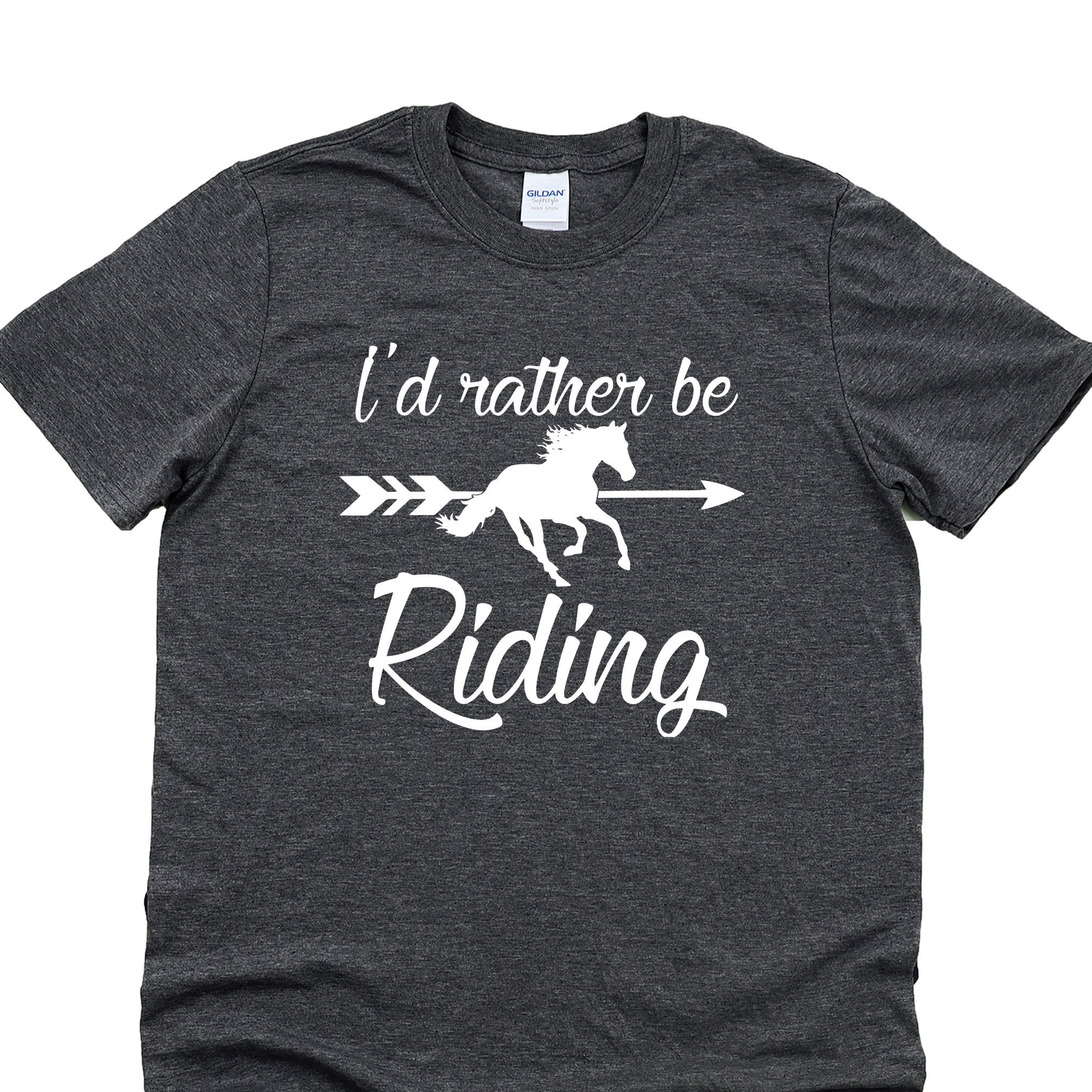 I'd Rather Be Riding / Shirts / Cowgirl Shirts / Rodeo Etsy