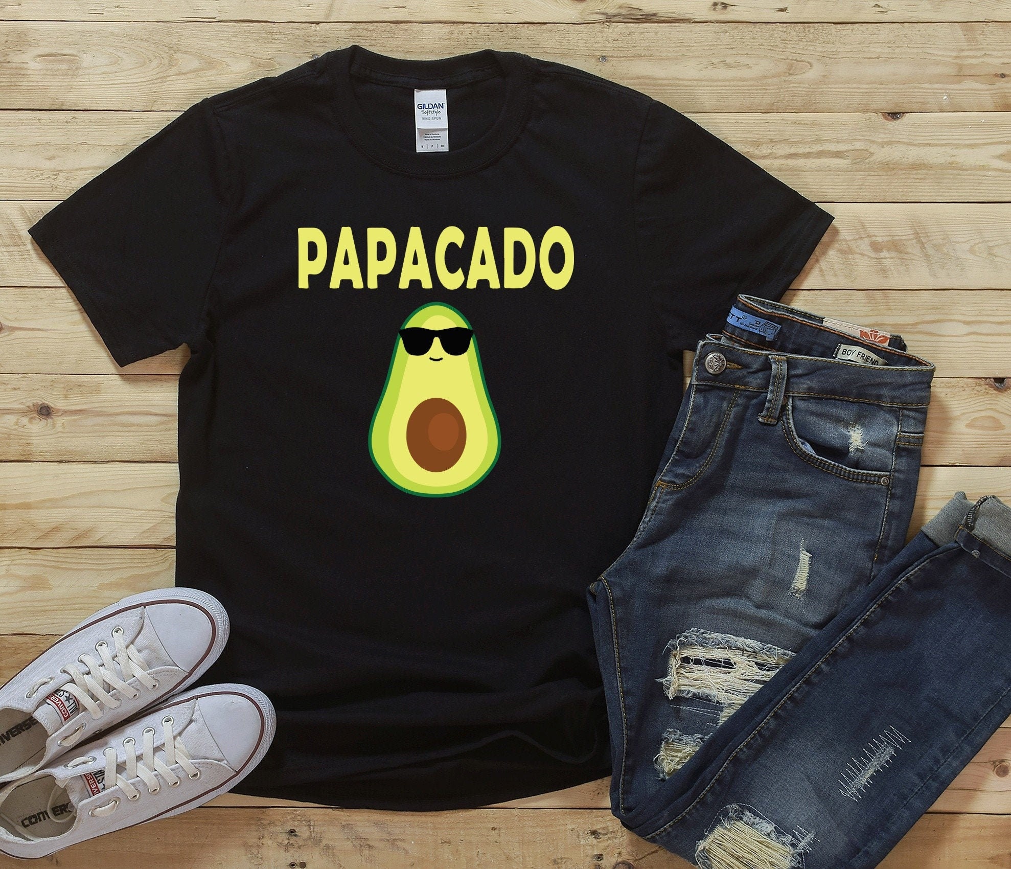 Papacado / Shirt / Avocado Shirt / Avocado Gift / Guacamole / | Etsy