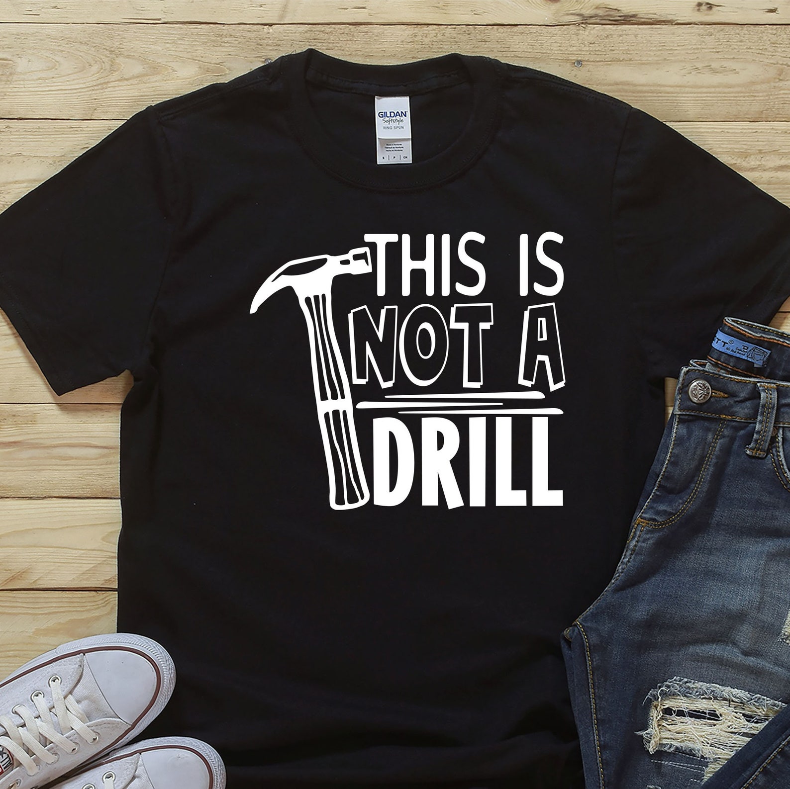 Dies ist kein Bohrer / Shirt / Bauarbeiter Shirt / | Etsy