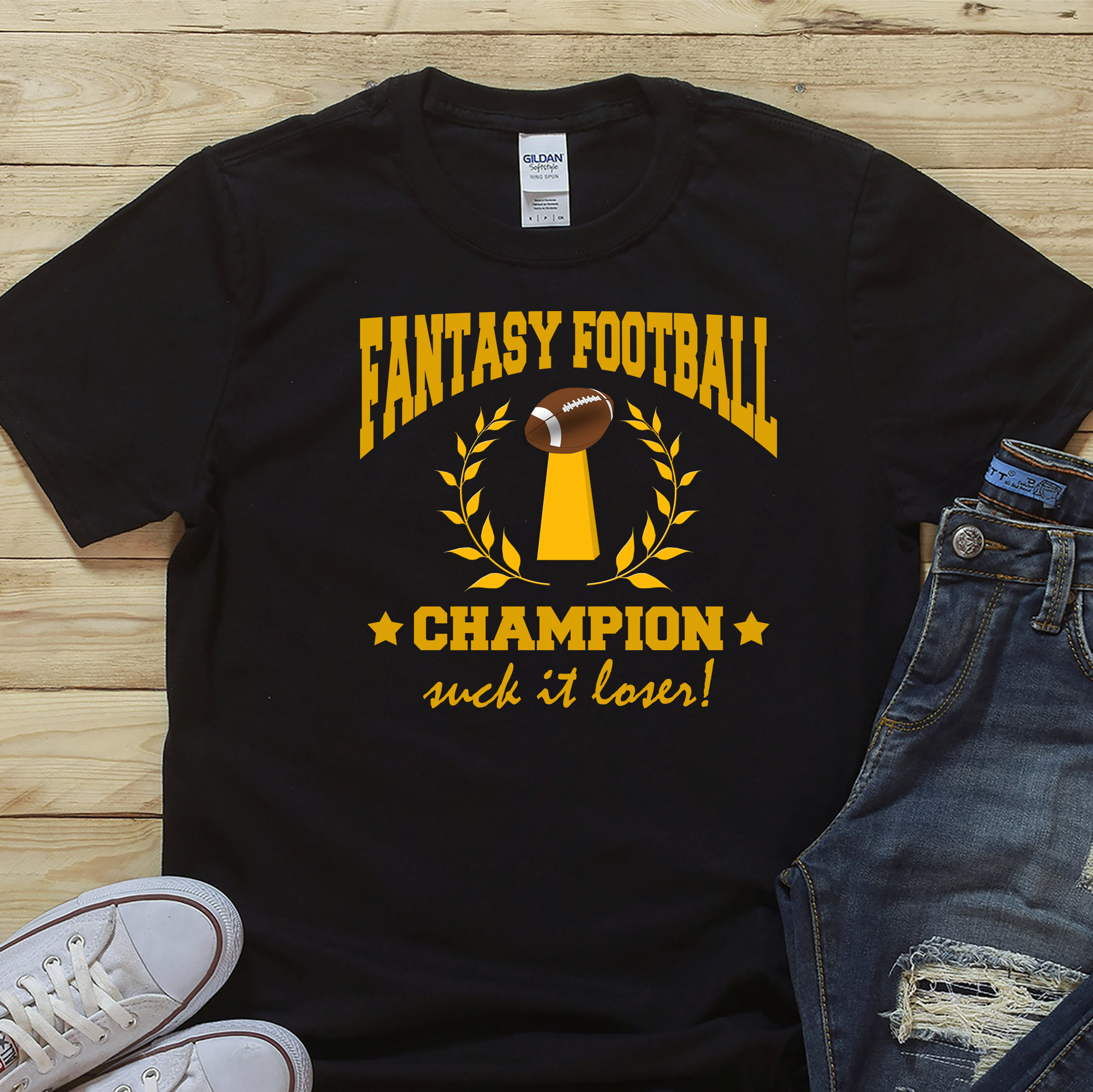 Fantasy Football Champion / Shirt / Football Shirt / Fantasy Etsy