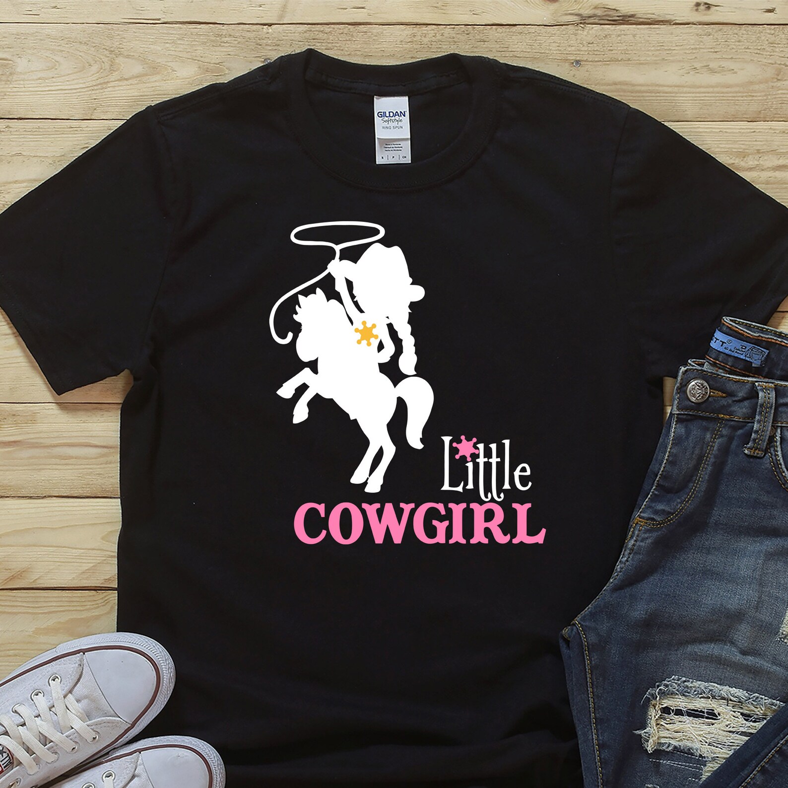 Little Cowgirl Riding / Shirts / Cowgirl Shirts / Rodeo Queen Etsy
