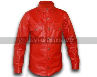red leather tops