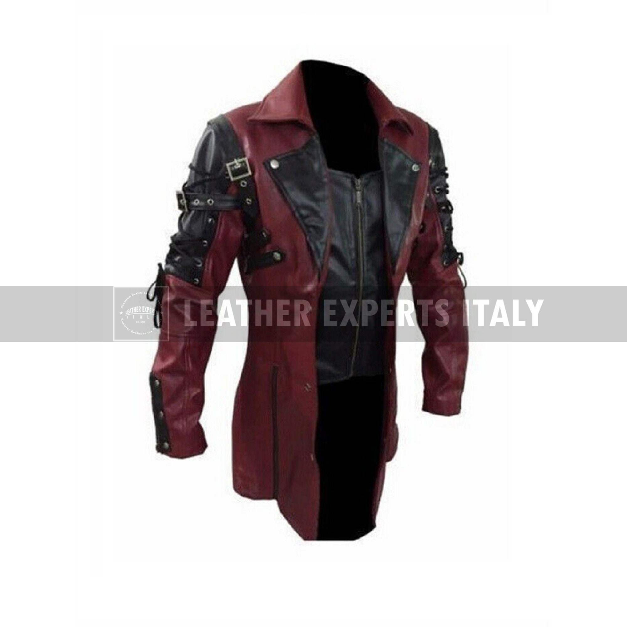steampunk leather coat
