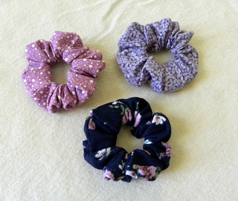 Mini Hair Scrunchies, Random Pack of Scrunchies, Kids Scrunchies, Grab Bag image 4