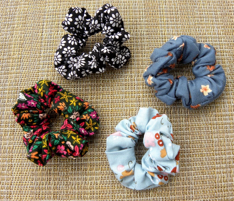 Mini Hair Scrunchies, Random Pack of Scrunchies, Kids Scrunchies, Grab Bag image 6