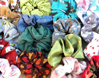 Mystery Grab Bag of Scrunchies, Random Scrunchies, Surprise Scrunchies, Scrunchie Set