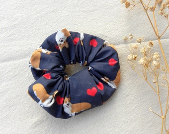 Corgi Scrunchie, Dog Scrunchie, Corgi Gift, Pembroke Welsh Corgi Scrunchie, Dog Lover Gift