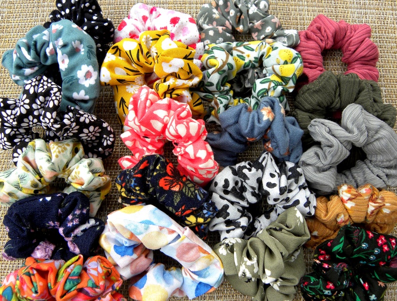 Mini Hair Scrunchies, Random Pack of Scrunchies, Kids Scrunchies, Grab Bag image 7