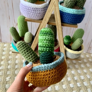 Triple Cactus - Crochet Succulent