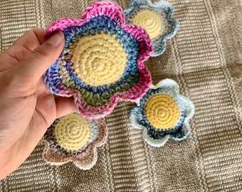 Crochet Flower Rattle