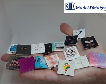 BTS Collection. 16 BTS miniature discs. Scale 1/12