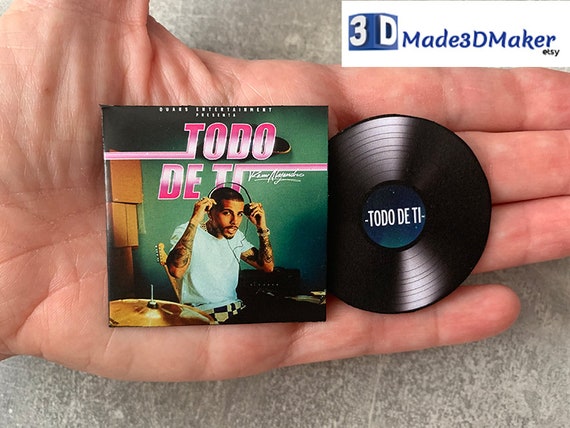 Rauw Alejandro Collection Miniature Vinyl Album Scale 1 6 Etsy