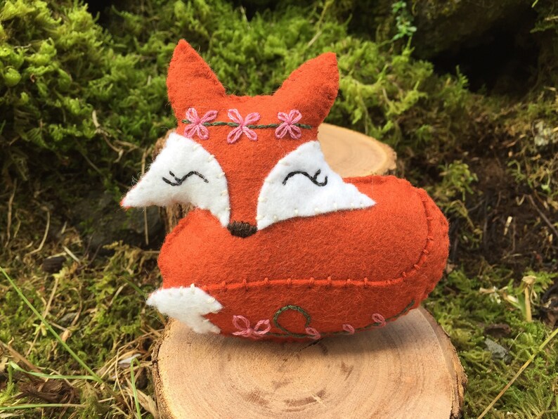 Woodland Fox PDF Pattern SVG Files 2 Different Fox Designs - Etsy