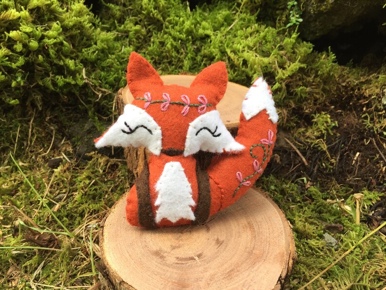 Woodland Fox PDF Pattern SVG Files 2 Different Fox Designs - Etsy