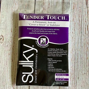 Sulky Tender Touch A Permanent, Iron-On Cover -A - Stitch Stabilizer