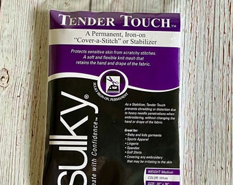 Sulky Tender Touch A Permanent, Bügelbild -A - Stitch Stabilizer