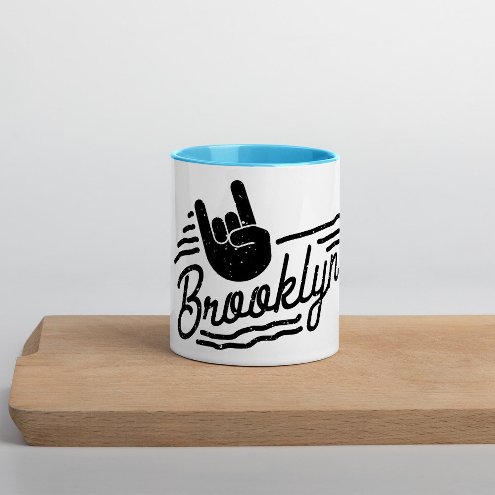 Brooklyn Mug Brooklyn NY Taza de Nueva York Taza de nyc Etsy
