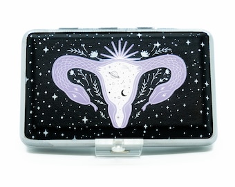 Cosmic Womb Stash Box, Joint Holder, Cigarette Case