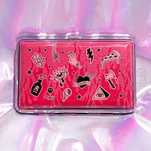Sweet Vices Dark Pink Cigarette Case
