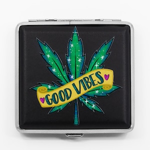 Good Vibes Cigarette Case by Tarryn Ann