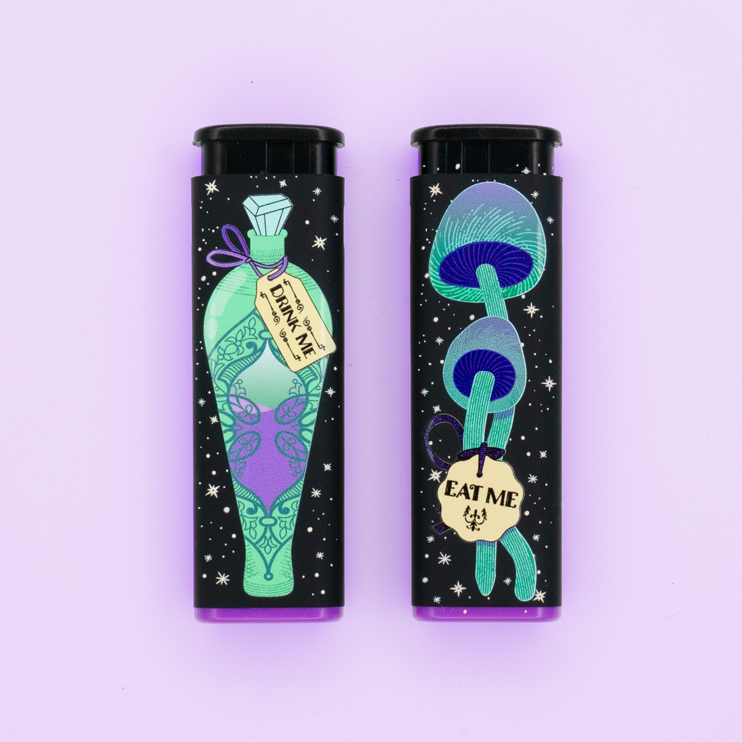 Feed Your Head Torch Lighter, Cute Mushroom Lighter, Alice in Wonderland Gift by Ella
