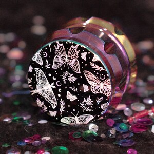 Chasing Luna Moths & Butterflies, Rainbow Pretty Grinder, Customizable Gift for Her