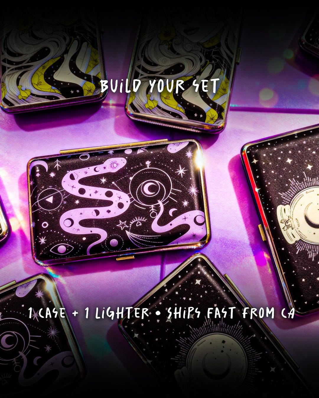 Cigarette Case + Lighter Combo Create Your Own Set | Novelty Lighters,cool  Lighters Unique Lighters for Women, Fun Lighters, Cute Lighters