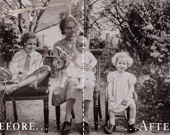 Old Photo Restoration - Old Photo Enhancement Online - Restore An Old Photo Service, Photo Retouching, Photo Repair