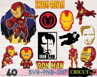 Download Iron Man Clipart Etsy PSD Mockup Templates