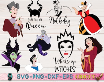 Download Free Disney Villain Svg Etsy PSD Mockup Template