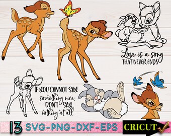Bambi Svg Etsy