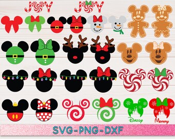 Disney Christmas Svg Etsy