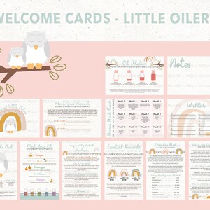 Little Oilers Welcome Kit, Essential Oil Member Kit, Oily Resources, Digital Download, Printable, PSK, Welcome Cards, Little Oilers, Oils