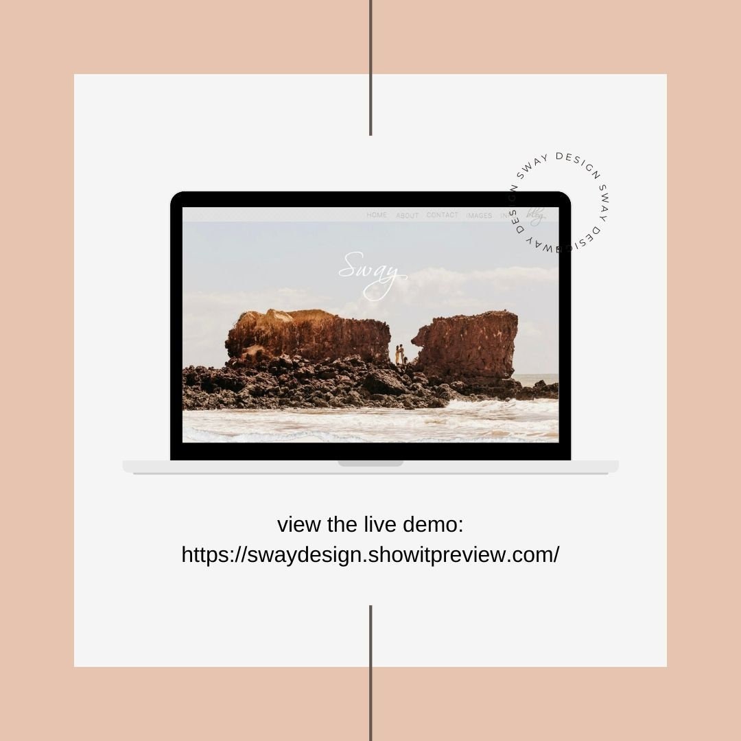 Showit Template for Photographers Coaching Template Photography