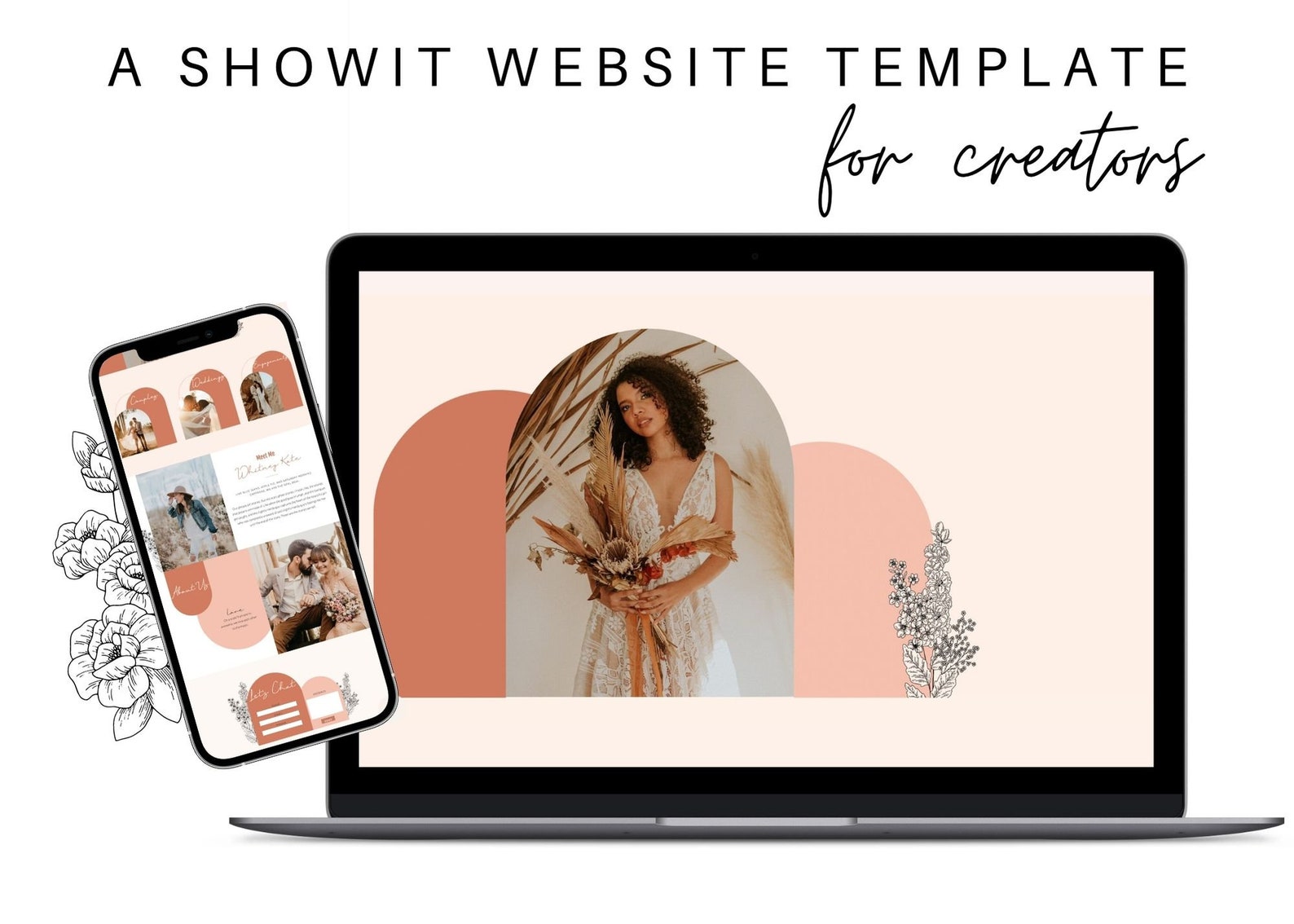 Showit Shop Template, Product Page, Shop Template, Photography Website