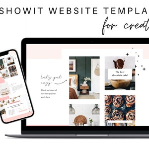 Showit Shop Template, Product Page, Shop Template, Photography Website, Blogger Template, Blogging Website, Retail Website, Instant Download