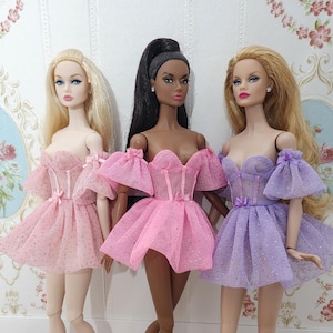 Susana short dress with glitter (Pre-order)