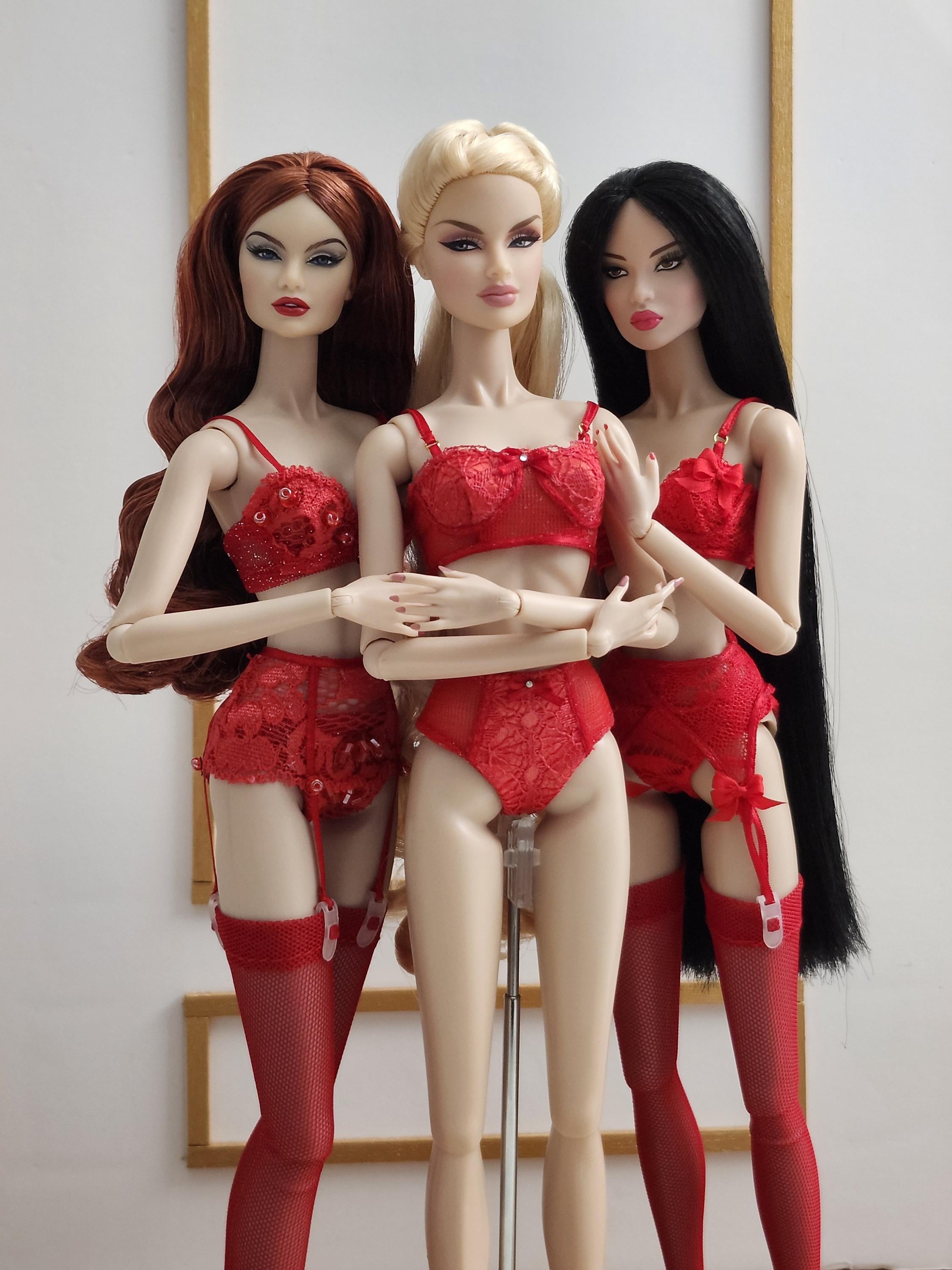 Barbie Doll Lingerie Red - Etsy