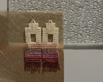 Esperanza • Handwoven Beaded Jewelry / Seed beads / Statement Earrings