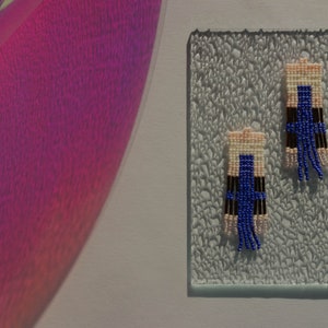 Eloisa • Handwoven Beaded Jewelry / Seed beads / Statement Earrings