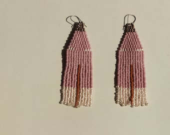 Rebeca • Handwoven Beaded Jewelry / Seed beads / Statement Earrings